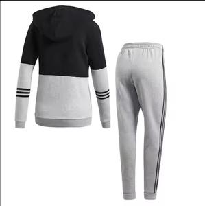 ชุดวอร์มกำมะหยี่มีฮู้ดแบบกลับด้านได้ คุณภาพสูง ขายส่ง เป็นมิตรกับสิ่งแวดล้อม เนื้อผ้านุ่ม ระบายอากาศดี สไตล์ลำลอง สำหรับผู้หญิง ชุดฤดูหนาว สีพื้น - Product Image 2