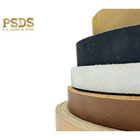 Cordon en cuir plat collé et cousu Fabricant de haute qualité Grande résistance aux frottements Solidité à la lumière et résistance à la transpiration PSD