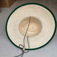 Chapeau de paille à large bord pour femmes et hommes, chapeau de soleil de plage, drapeau américain, protection UV, logo personnalisé, chapeau de pêche, de surf, chapeau panama