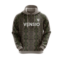 Vente en gros OEM Personnalisé 100% Polyester Hiver Chasse Solide Respirant Tissu Polaire 330g Sweat à Capuche 3D Entièrement Personnalisable Couleurs Homme