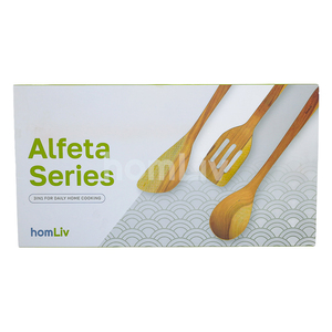 ชุดเครื่องครัวไม้สักธรรมชาติ Alfeta ปลอดภัยต่ออาหาร ไม่ใช้สีและน้ำยาเคลือบเงา ฮาลาล ปรับแต่งได้ตามต้องการ - Product Image 1