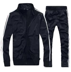 Nouveaux ensembles de survêtements sportifs tendance 2025 pour hommes, survêtements de sport de haute qualité à rayures latérales, dernière mode, ensembles 2 pièces pour hommes - Product Image 1
