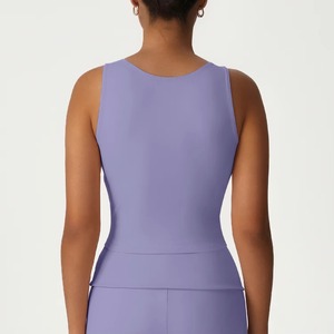 Top Deportivo de Yoga sin Mangas, Transpirable y Personalizado, para Mujer, Top Corto para Fitness, Running, Ejercicio, Ropa Deportiva - Product Image 3