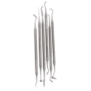 Spatule de remplissage dentaire en acier inoxydable, outil de sculpture pour la restauration des cavités, ensemble d'instruments dentaires professionnels, durable pour la bouche - Product Image 1