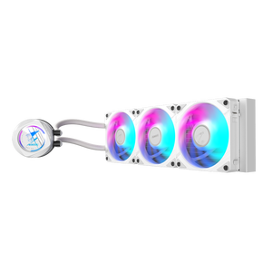 2024 nouveau GIGABYTE <span class=keywords><strong>AORUS</strong></span> WATERFORCE X II 360 glace blanc refroidisseur d'eau pour ordinateur de jeu refroidissement adressable Aio CPU refroidisseur - Product Image 3