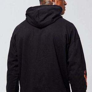 Sweat à capuche d'hiver en molleton de coton 3D 100% sur mesure pour hommes unisexe surdimensionné poids lourd - Product Image 2