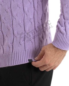 Venta directa de fábrica, jersey de cuello redondo, suéter de cuello alto, suéteres de punto para hombre, precio al por mayor, transpirable, nuevo estilo de moda - Product Image 5