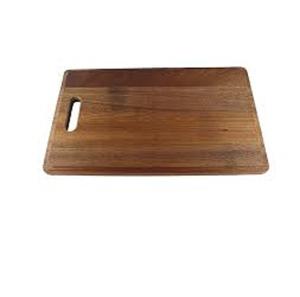 Tabla de cortar de madera hecha a mano de primera calidad con acabado liso y ranura para jugo para cortar alimentos limpios y fáciles - Product Image 1