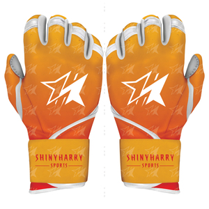 Professional Baseball Batting Gloves Leather Non-Slip Breathable Eco-Friendly Ambidextrous Custom Logo Custom Design All Sizes - Product Image 2