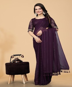 El último Sari de Bollywood de moda de diseñador atractivo: belleza cautivadora con estilo moderno 91. Estampados contemporáneos modernos - Product Image 5