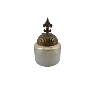 Bougeoir en métal et aluminium, support de bougie martelé en cuivre pour mariage et décoration de table - Product Image 4