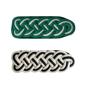 Custom Made Gold Shoulder Cords Epaulettes Uniform Accessories-Fashion Style Leather Shoulder Boards Cords OEM Service - Product Image 1