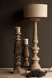 Portavelas de Madera de Alta Demanda para Decoración de Sala de Estar, Forma Elegante, Acabado Natural, Base Estable, Ecológico, Navidad - Product Image 4