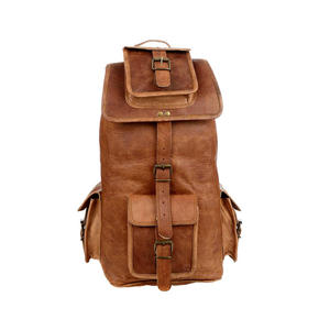 Luxury Waterproof Genuine Leather Softback <b>Laptop</b> Backpack Portable Fashion <b>Travel</b> <b>Bag</b> Zipper College Students Office Workers - Product Image 2