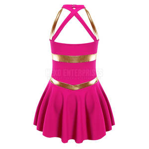 Haute qualité séchage rapide femmes Cheerleading uniforme léger couleur unie Cheerleading uniforme - Product Image 2
