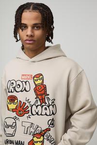 Sérigraphie Impression Coton Lourd Hommes Sweat À Capuche Surdimensionné Impression Personnalisée Pull Personnalisé Hoodies En Gros 500Gsm - Product Image 6