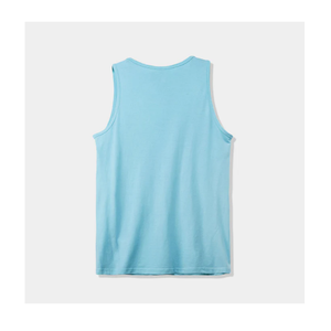 Precio de fábrica, logotipo personalizado, tejido, informal, gimnasio, deportes, correr, transpirable, 100% algodón, camiseta sin mangas, cuello redondo, estilo de vida diaria para hombres - Product Image 3