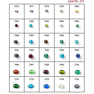 Meilleures ventes de perles de verre rondes de petite taille au chalumeau en cristal au design unique pour la fabrication de bracelets et de composants de bijoux exclusifs - Product Image 6