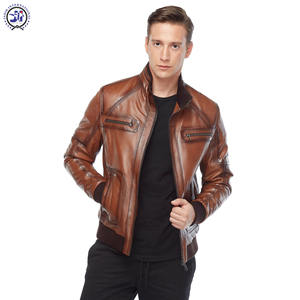 Venta al por mayor de alta calidad de peso ligero mejor diseño 2024 hombres chaqueta de cuero a la venta ahora - Product Image 5
