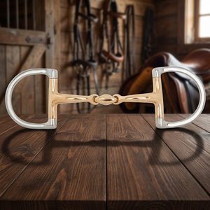 Bocado de D-ring para Caballo, de Acero Inoxidable y Cobre, con Boquilla Articulada, Varios Tamaños, Empaque Personalizado, Equipo de Equitación - Product Image 6