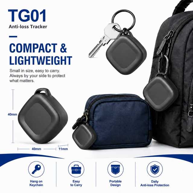 Bluetooth Anti Loss Tracker Tag Key Finder Locator Replaceable Coin Cell Battery Plastic LBS 30m Range for Keys Wallet Bags Pets