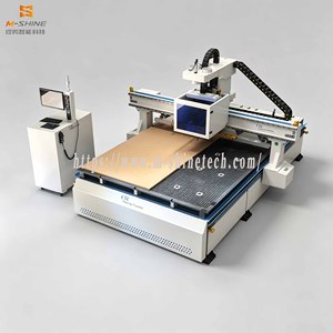 Máquina Etiquetadora Automática Directa de Fábrica, Centro CNC Horizontal para Trabajos en Madera 2130LB 4 en 1: Taladrado, Corte, Fresado, Etiquetado - Product Image 1