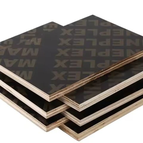 Hot Selling Vietnam Factory First-Class Black Film Faced Plywood 15/18mm Eco-friendly Rubber Core Reused 6-10 Warehouse Villa