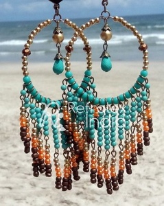 Pendientes con cuentas de nuevo diseño Proveedor a granel Pendientes con cuentas - Product Image 6