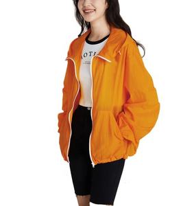 Vente en gros de vêtements de sport personnalisés 100% nylon avec fermeture éclair pour sport, gym, fitness, femmes, vestes coupe-vent en nylon à vendre - Product Image 5