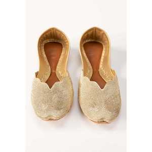 Golden Khussa IWE-KHS24-001 Produit vestimentaire indien et pakistanais - Product Image 1