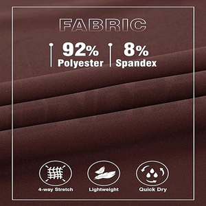 Pantalon de randonnée léger et respirant pour hommes avec fermeture éclair parfait pour voyage pêche jogging trekking sportif actif en plein air - Product Image 5