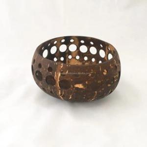 Eco Friendly Vietnam Coconut Shell Tealight <b>Candle</b> Holder Handmade Natural Coconut <b>Candle</b> Wholesale for Home Decor - Product Image 6