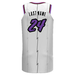 Meilleurs nouveaux maillots de basket-ball personnalisés pour hommes ensemble de maillots de basket-ball imprimés respirants à séchage rapide avec service OEM vierge - Product Image 5