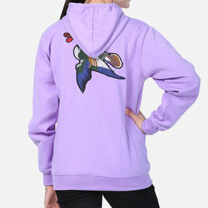 100% coton Design de mode Logo personnalisé sweats à capuche et haut court ensemble pour femmes hiver tricoté tissu imprimé Logo avant - Product Image 3