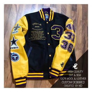 Chaqueta de invierno de retazos negra con logotipo bordado personalizado OEM, forro polar de felpa de piel de oveja transpirable, Color blanco - Product Image 2