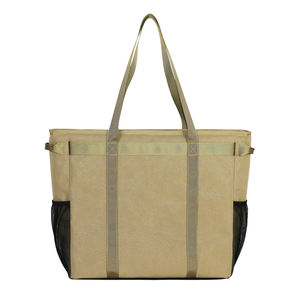 กระเป๋าเก็บความเย็นกันน้ำทนทานเป็นมิตรกับสิ่งแวดล้อมได้รับการรับรองจาก Bsci บรรจุภัณฑ์อาหารแบบพกพาใช้ซ้ำได้ฉนวน PU ไนลอน - Product Image 3