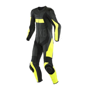 Costume en cuir de course de moto de conception supérieure de qualité sur mesure pour hommes combinaison en cuir de moto - Product Image 3