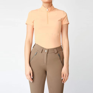Camisas de equitación para mujer, manga larga, spandex/algodón, elásticas en cuatro direcciones, de secado rápido, transpirables, ecológicas y personalizables - Product Image 1