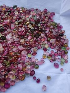 Lot de pierres précieuses multi-tourmalines naturelles, coupe ovale 250 Cts Lot Iroc ventes de tourmaline à facettes ovales de haute qualité, - Product Image 3
