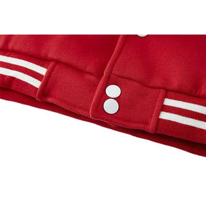 Hot Selling Custom Cool Style Fleece <b>Baseball</b> <b>Bomber</b> <b>Jackets</b> for Men Best Sale Winter <b>Jackets</b> Sheep Plus Size Button for 2024 - Product Image 2