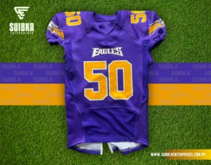 Conjunto de uniforme de fútbol americano personalizado con nombre de equipo y número de Jugador - Product Image 4