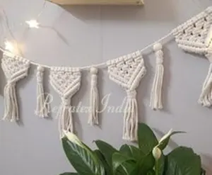 Manufacture Macrame Garland Bulk Supplier By Refratex India Made in India for Best Quality and more color