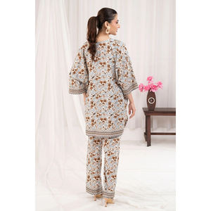 Ventes chaudes Salwar Kameez personnalisable à manches longues pour femmes Imprimé Léger Confortable Costume 2 pièces Designer Toutes saisons - Product Image 2