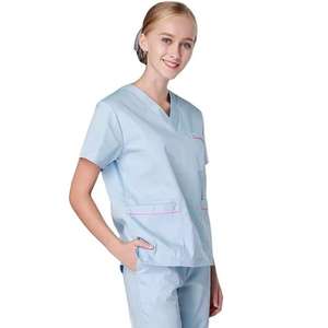 El médico friega las mujeres de los uniformes friega el top del uniforme de la enfermera para el servicio del OEM del hospital - Product Image 1