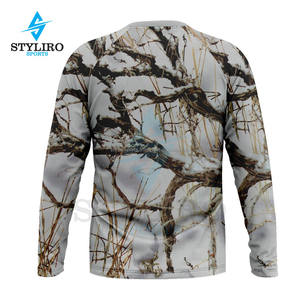 Men's Snow <b>white</b> camo Cotton <b>Shirt</b> Men's Full <b>Long</b> <b>Sleeve</b> <b>Shirt</b> Hiking Climbing real tree Hunting Outdoor Casual <b>Shirt</b> - Product Image 4