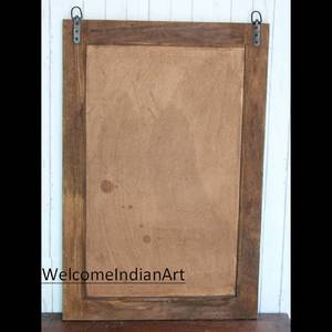 Espejo de Pared con Marco de Madera de Estilo Antiguo Moderno y Lujoso de 45x75cm para Sala de Estar, Baño, Decoración de Hotel - Product Image 5