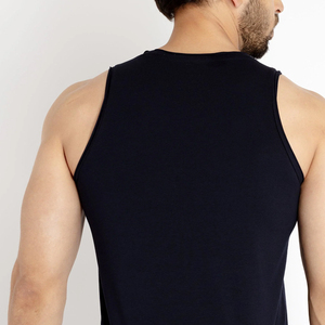 100% algodón verano camiseta sin mangas Tops para hombres logotipo personalizado impreso patrón sólido secado rápido transpirable para Fitness gimnasio - Product Image 6