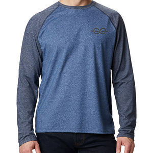 เสื้อยืดแขนยาวผ้าฝ้าย100% ระบายอากาศได้ดีพิมพ์ลายสำหรับผู้ชายเสื้อยืดแฟชั่นสำหรับออกกำลังกายในยิมฤดูร้อน - Product Image 4