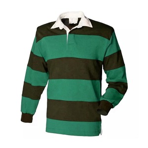 Camisetas de rugby de algodón transpirable de manga larga personalizadas con sublimación de nombre y número a la venta camisetas de rugby de poliéster personalizadas - Product Image 6