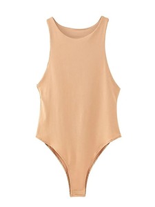 Nouveau maillot de bain respirant de qualité supérieure femmes sans manches été maillot de bain décontracté personnalisé élégant une pièce body - Product Image 4